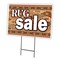 Signmission Rug Sale Yard Sign & Stake outdoor plastic coroplast window, C-1216 Rug Sale C-1216 Rug Sale - alternate 1